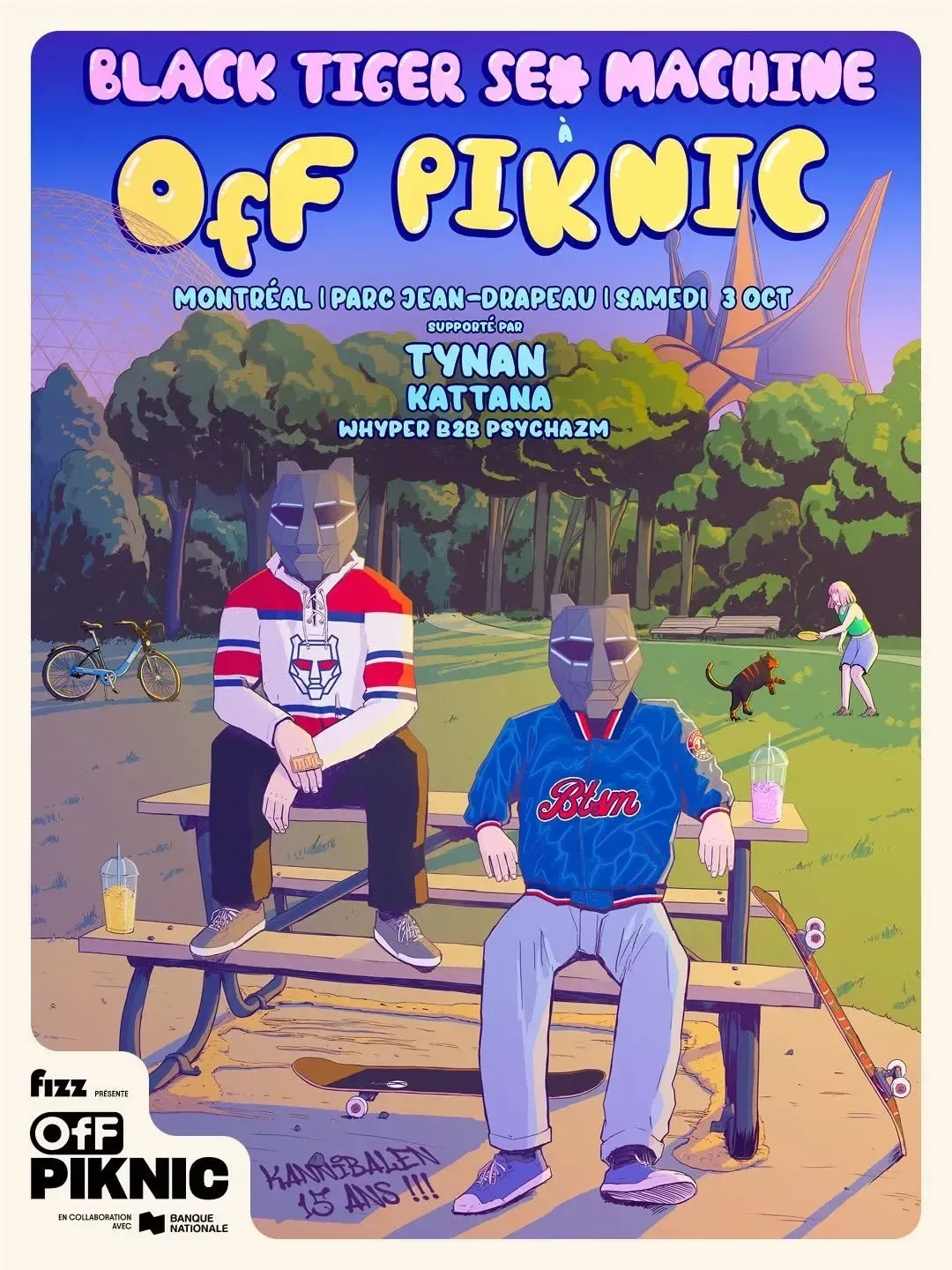 OFF PIKNIC — Black Tiger Sex Machine flyer